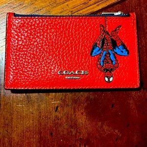 Coach X Spider-Man Leather Wallet